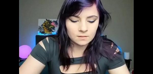  Super huge boobs  girlfriend live on webcam